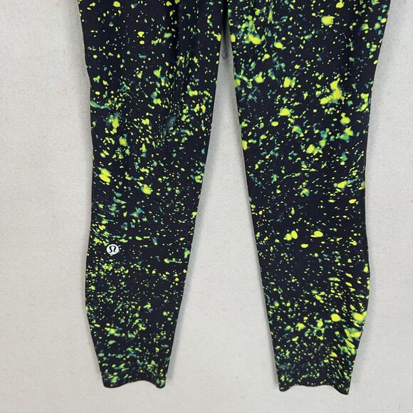 Lululemon Leggings Womens 2 Base Sparks Fly Pace High Rise Running Yoga Gym - Picture 9 of 16